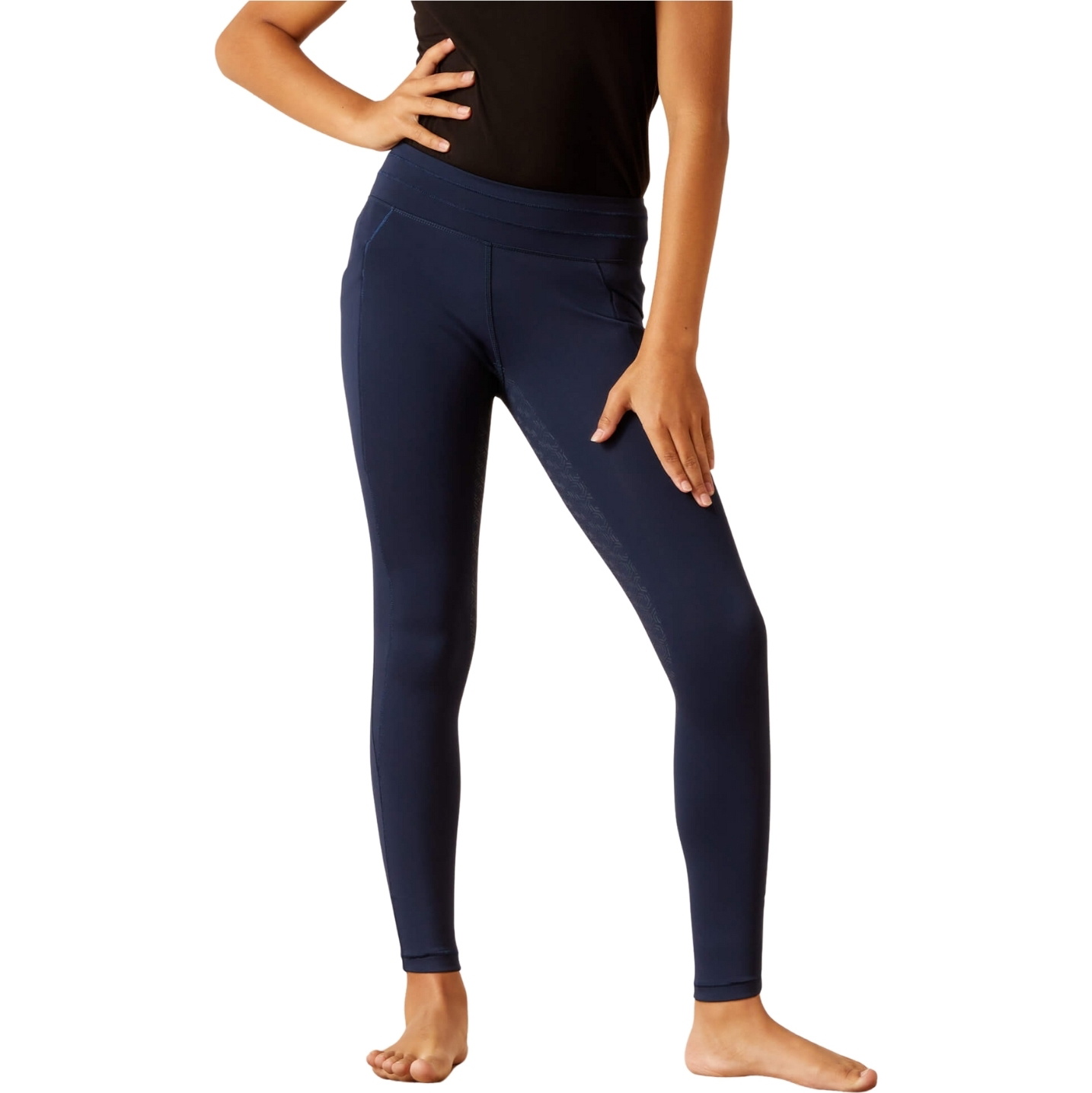 Ariat Junior EOS 2.0 Full Seat Riding Tights 10048905 - Navy